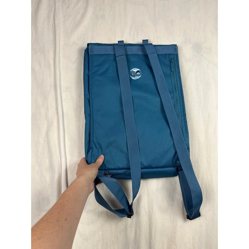 Lefrik Oracle NetSuite Scout Backpack Teal Blue Recycled Polyester Bag NWT‎